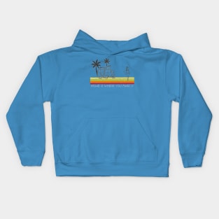 Van Life Home is where you park it Surf Girl Kids Hoodie